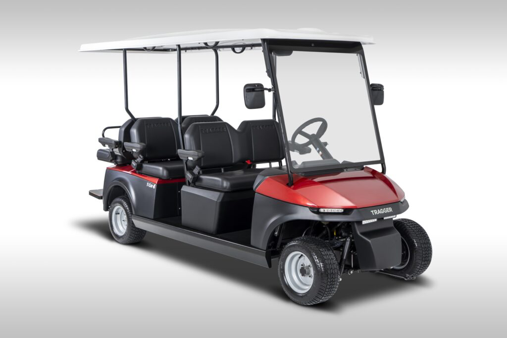 TRAGGER T-Car 4 elektrikli araç ön çapraz görünüm