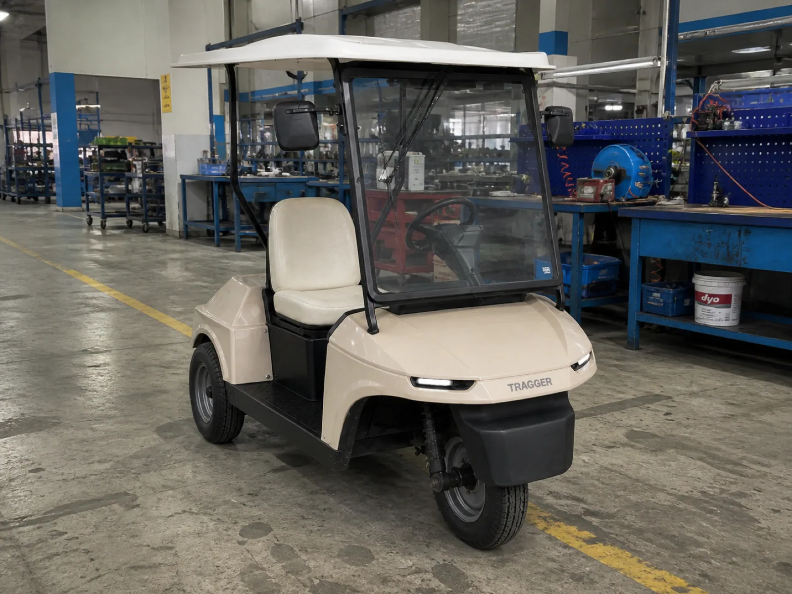 TRAGGER T-Car 1 üretim hattında son kontrolde