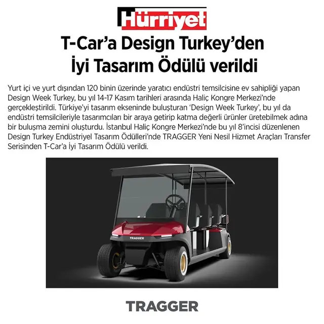 Hürriyet — Design Turkey İyi Tasarım Ödülü basın kupürü